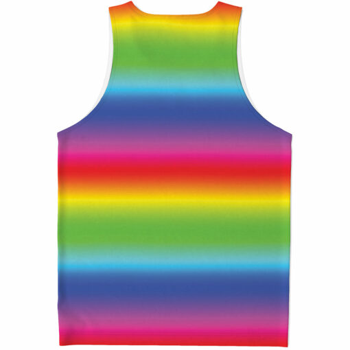 Rainbow Print Men's Tank Top