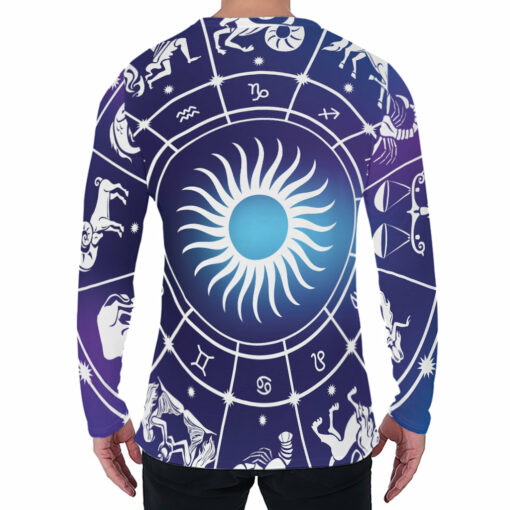 Zodiac Horoscopes Print Men's Long Sleeve T-Shirt