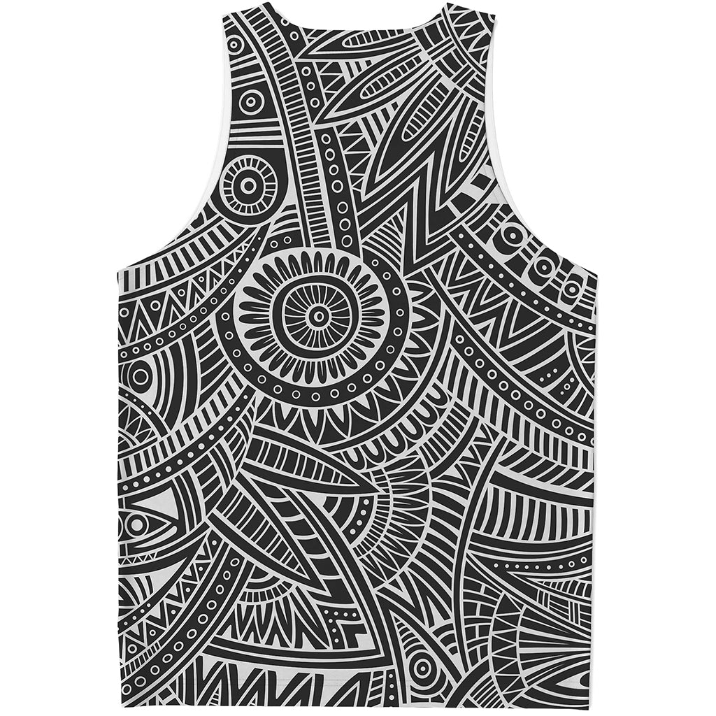 Hawaii Polynesian Tribal Print Men's Tank Top Hawaii Polynesian Tribal Print Men's Tank Top