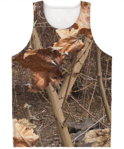 Hunting Camo Pattern Print Men's Tank Top