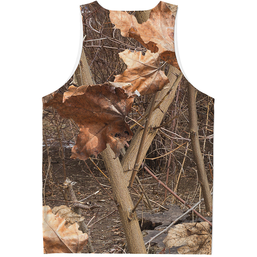 Hunting Camo Pattern Print Men's Tank Top Hunting Camo Pattern Print Men's Tank Top