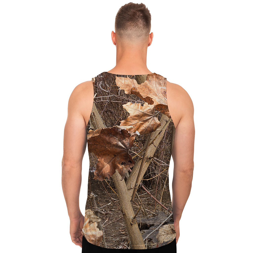 Hunting Camo Pattern Print Men's Tank Top Hunting Camo Pattern Print Men's Tank Top