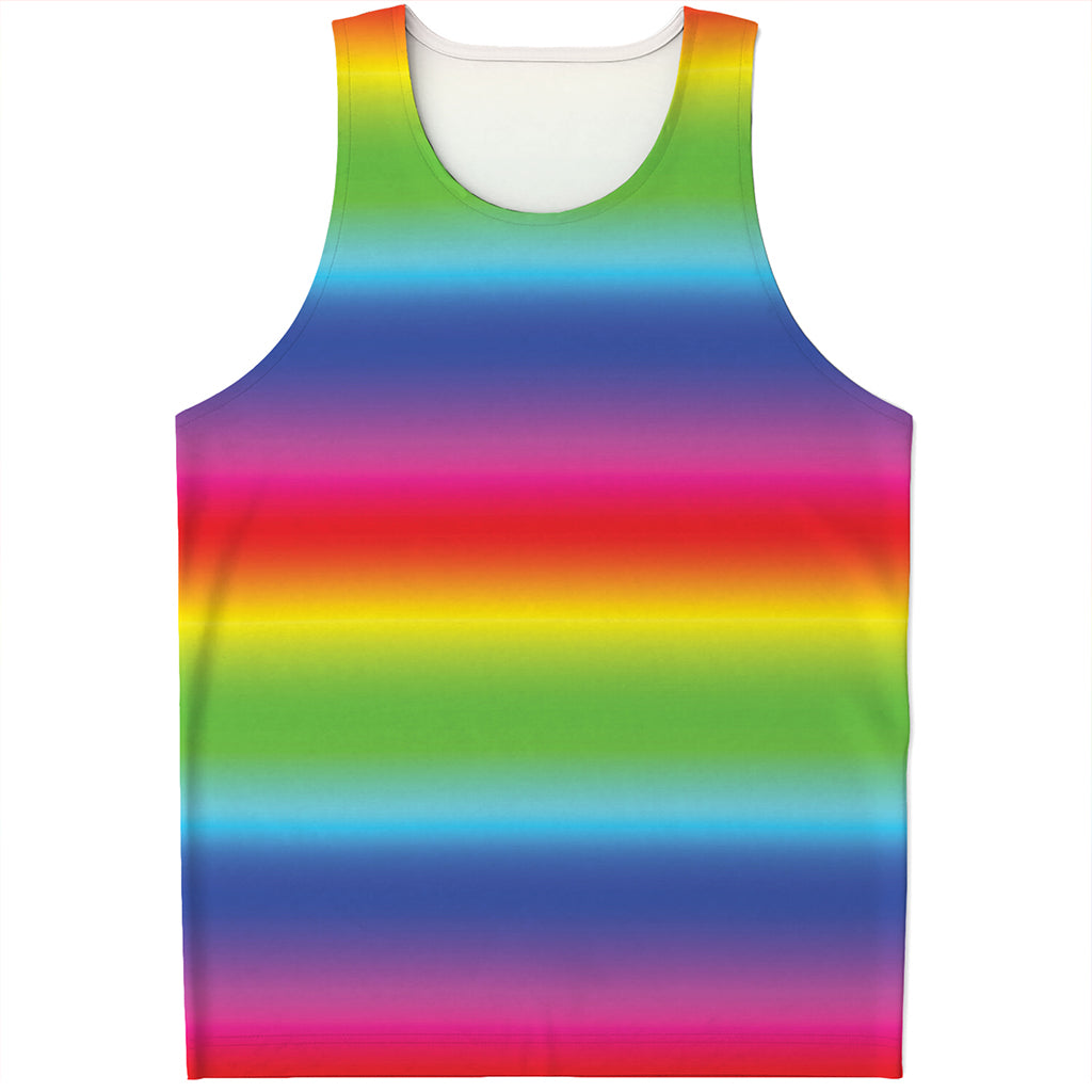 Rainbow Print Men's Tank Top Rainbow Print Men's Tank Top