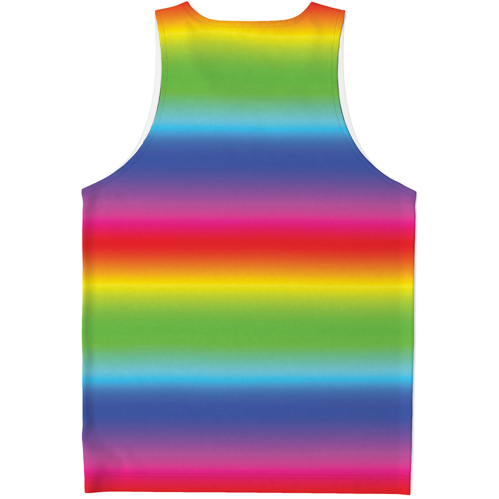 Rainbow Print Men's Tank Top Rainbow Print Men's Tank Top