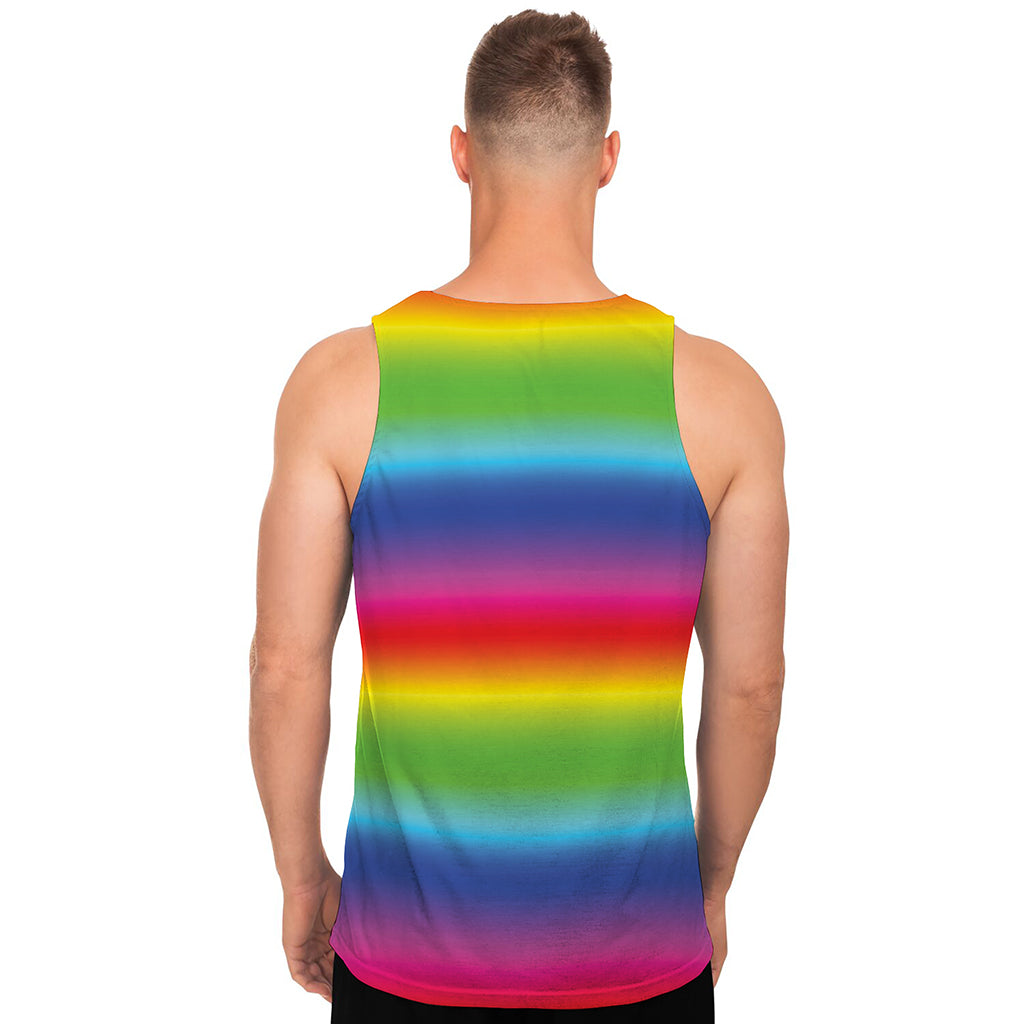 Rainbow Print Men's Tank Top Rainbow Print Men's Tank Top