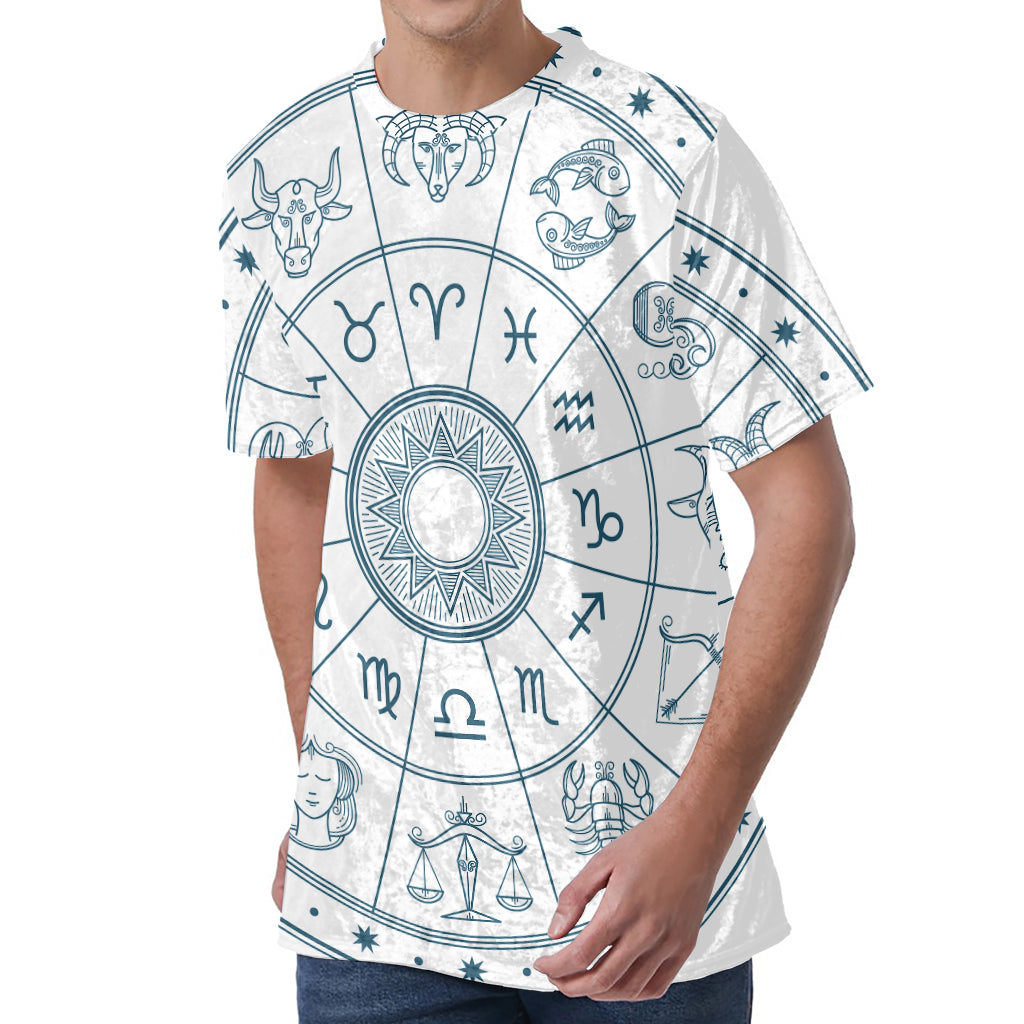 Zodiac Astrology Signs Print Men's Velvet T-Shirt Zodiac Astrology Signs Print Men's Velvet T-Shirt