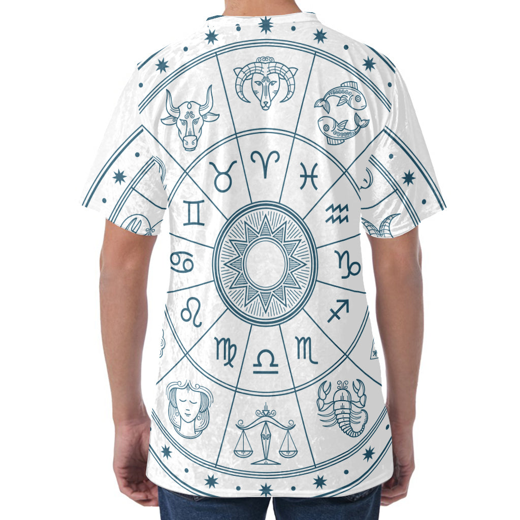 Zodiac Astrology Signs Print Men's Velvet T-Shirt Zodiac Astrology Signs Print Men's Velvet T-Shirt