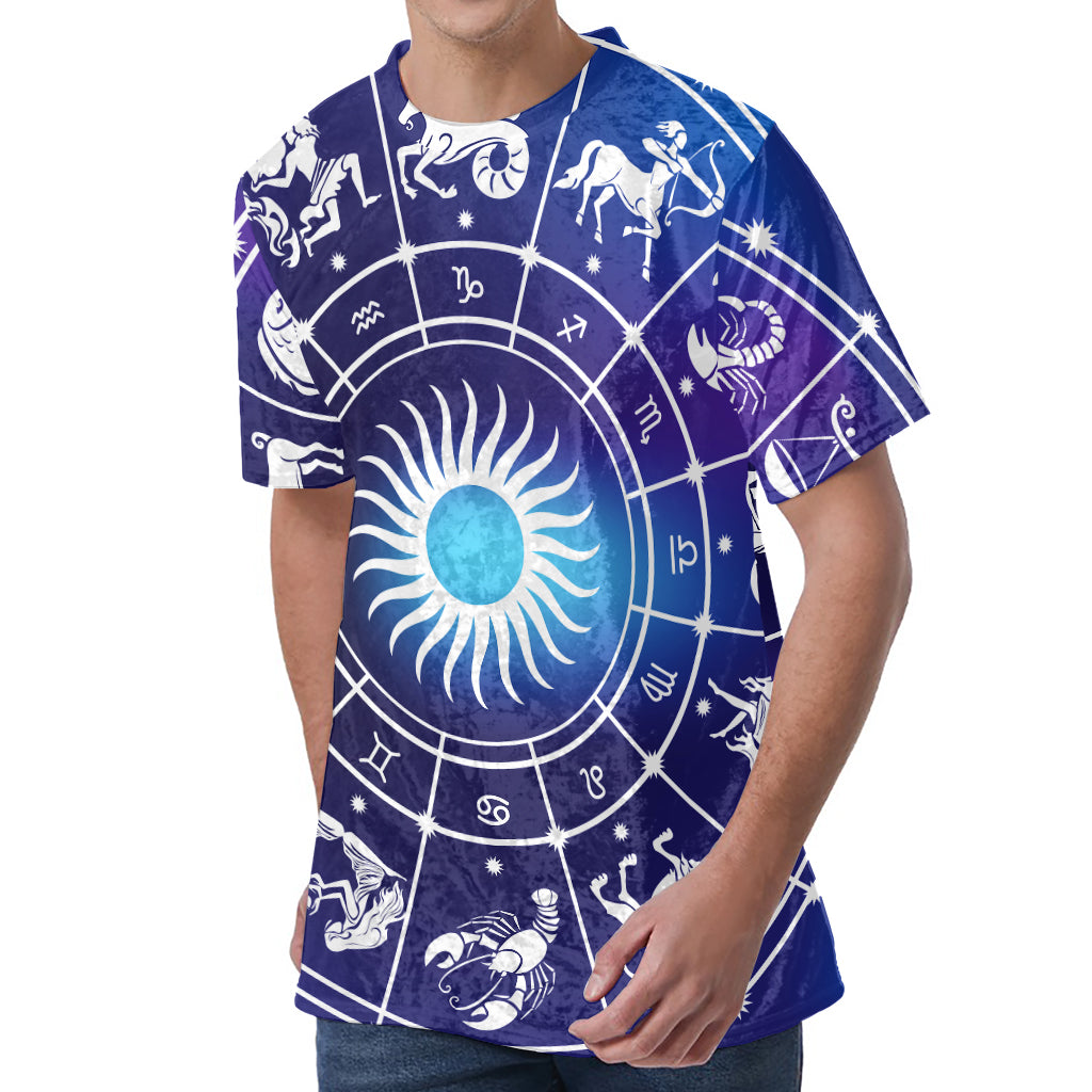 Zodiac Horoscopes Print Men's Velvet T-Shirt Zodiac Horoscopes Print Men's Velvet T-Shirt